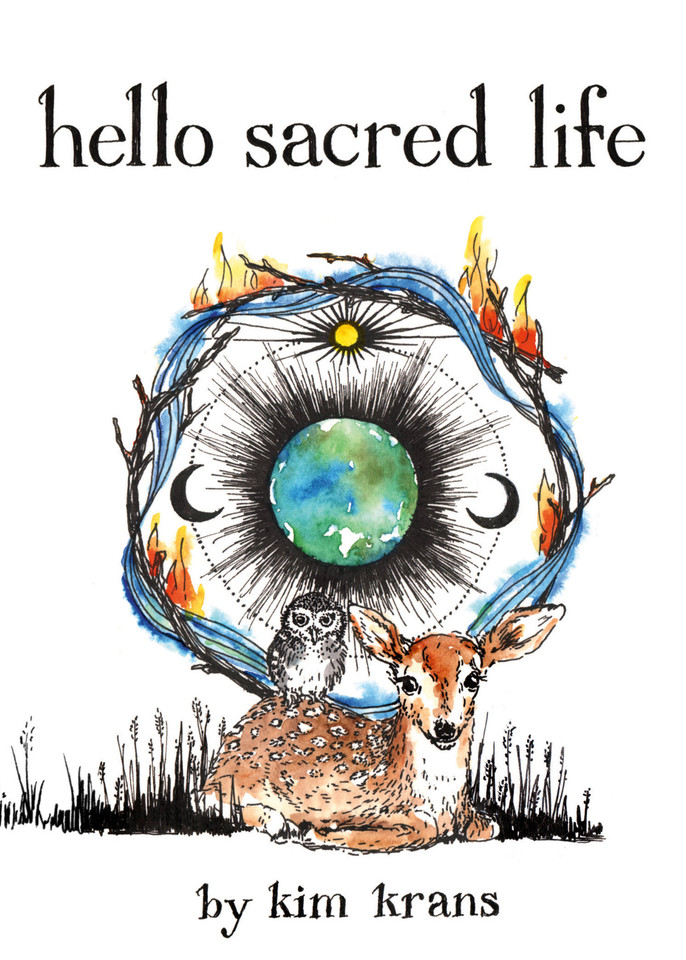 Hello Sacred Life book cover by Kim Krans
