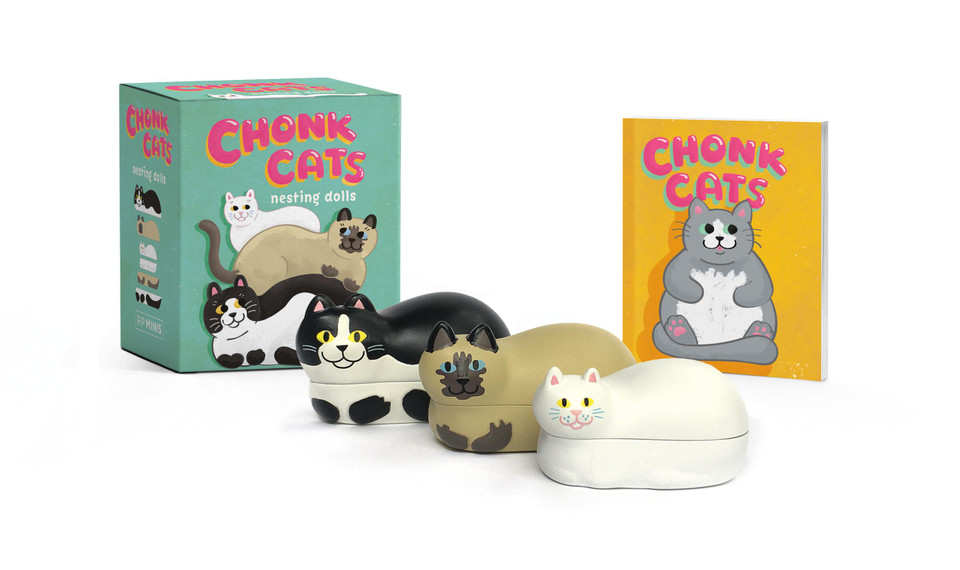 Chonk Cats Nesting Dolls (RP Minis) book cover by Jessie Oleson Moore