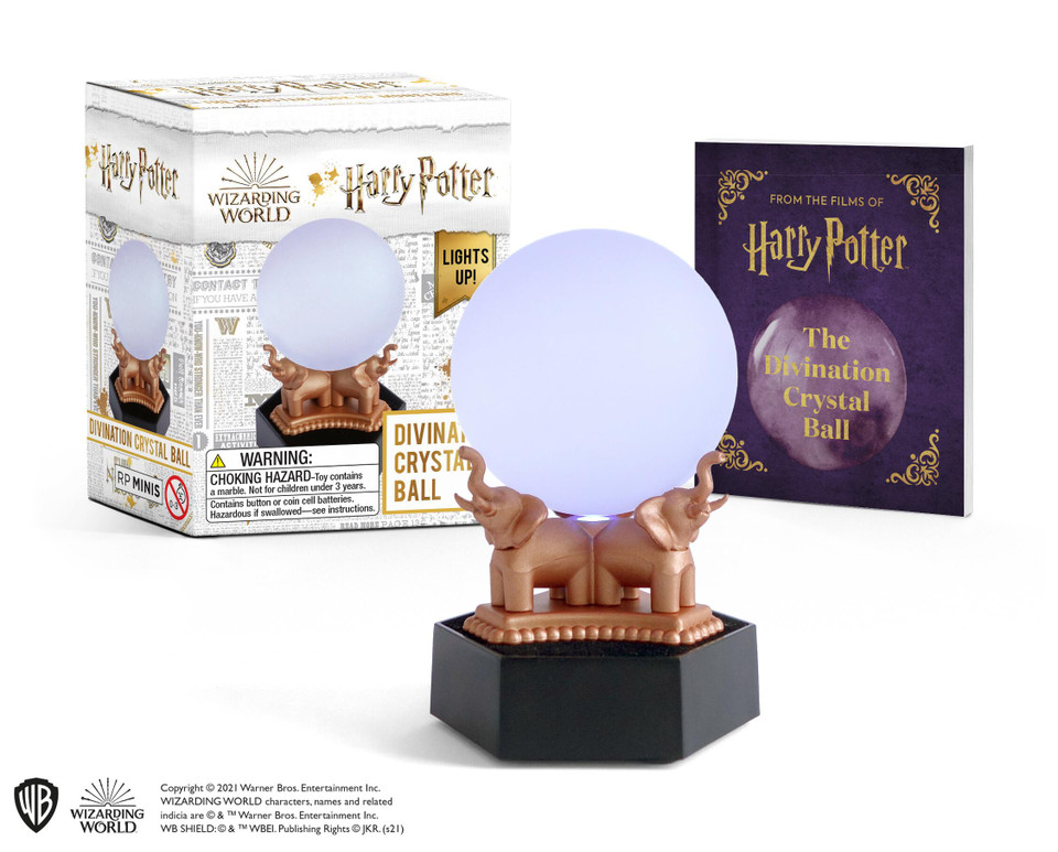 Harry Potter Divination Crystal Ball: Lights Up! (RP Minis) book cover by Donald Lemke