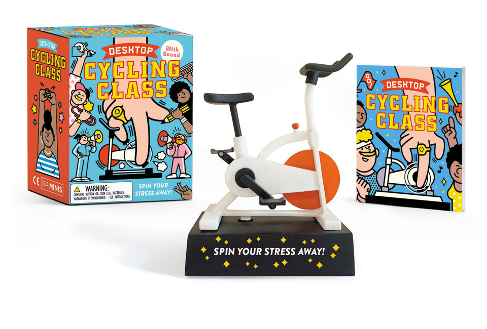 Desktop Cycling Class: Spin Your Stress Away! (RP Minis) book cover by Eliza Berkowitz