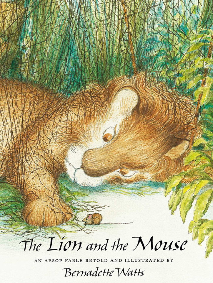 The Lion and the Mouse book cover by Aesop