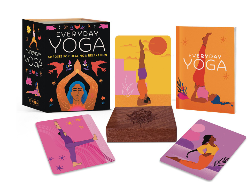 Everyday Yoga: 50 Poses for Healing & Relaxation (RP Minis) book cover by Running Press