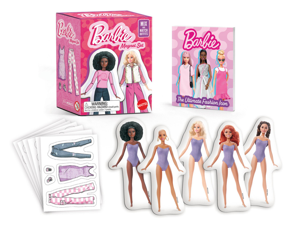 Barbie Magnet Set: Mix-and-Match Outfits! (RP Minis) book cover by Kara Nesvig