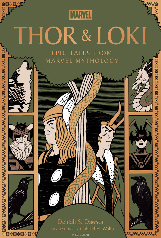 Thor & Loki: Epic Tales from Marvel Mythology book cover by Delilah S. Dawson