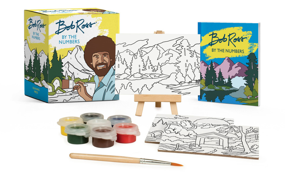 Bob Ross by the Numbers (RP Minis) book cover by Robb Pearlman, Bob Ross