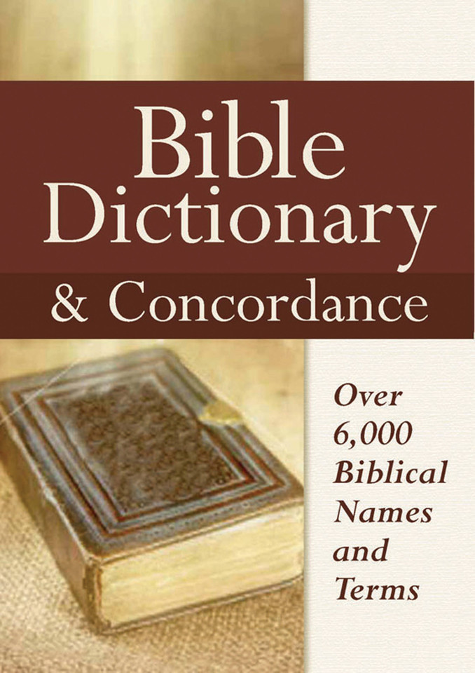 Bible Dictionary & Concordance book cover by 