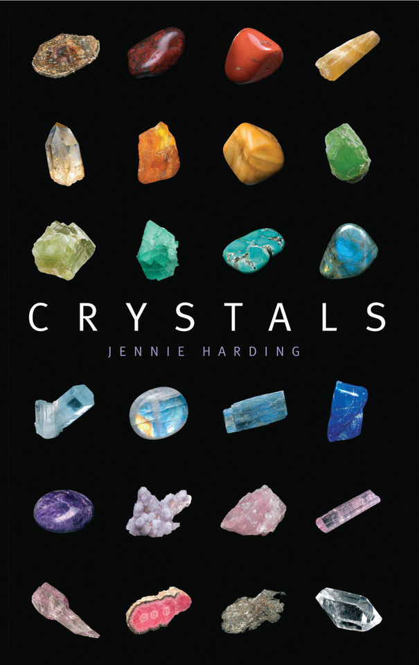 Crystals book cover by Jennie Harding
