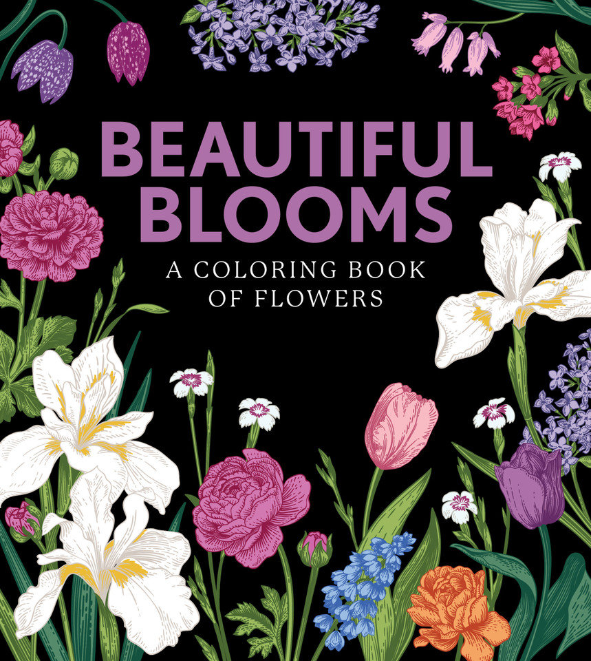 Beautiful Blooms: A Coloring Book of Flowers (Chartwell Coloring Books) book cover by Editors of Chartwell Books