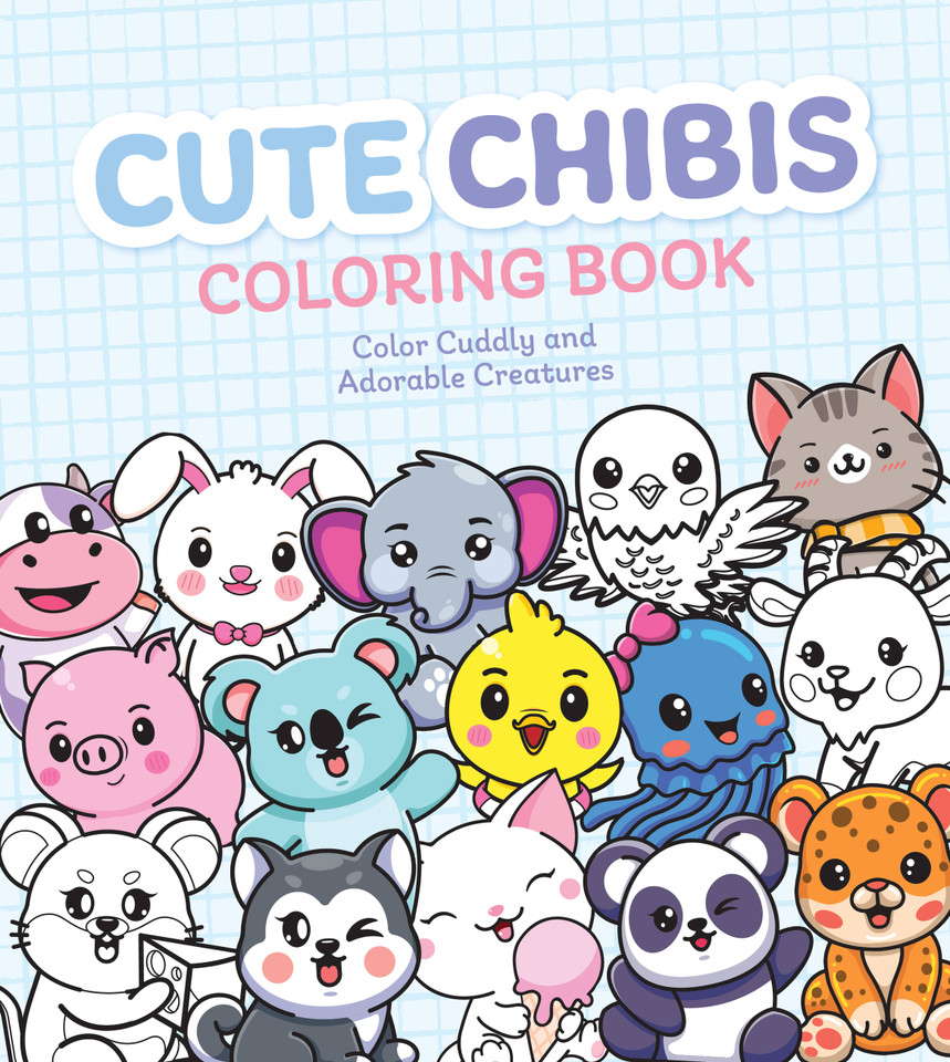 Cute Chibis Coloring Book (Chartwell Coloring Books) book cover by Editors of Chartwell Books