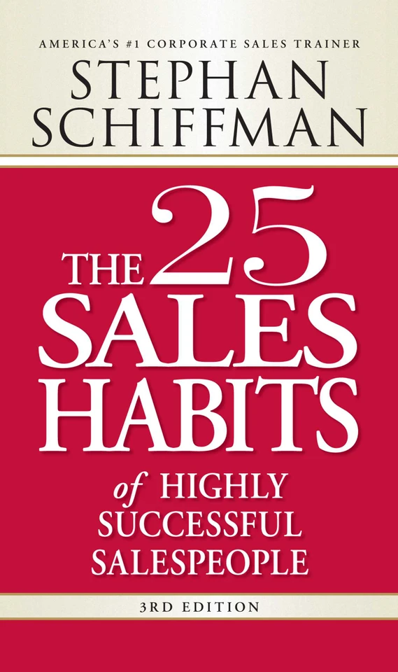 The 25 Sales Habits of Highly Successful Salespeople book cover by Stephan Schiffman