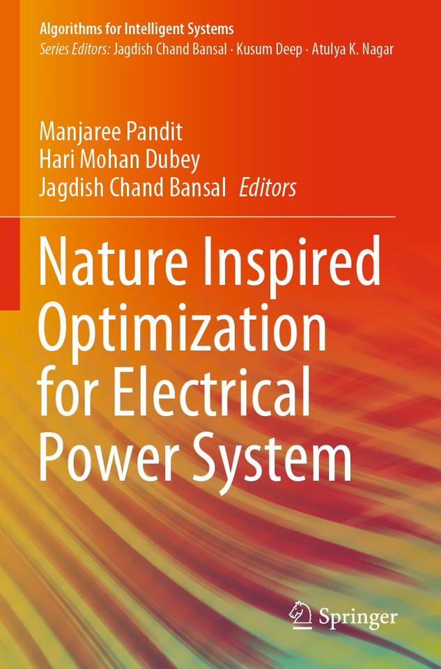 Nature Inspired Optimization for Electrical Power System (Algorithms for Intelligent Systems) book cover by 