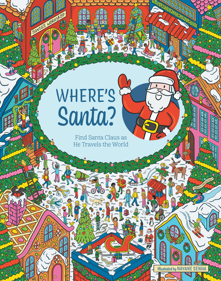 Where's Santa?: Find Santa Claus as He Travels the World book cover by Editors of Chartwell Books