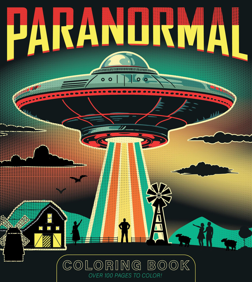 Paranormal Coloring Book: Over 100 Pages to Color! (Chartwell Coloring Books) book cover by Editors of Chartwell Books