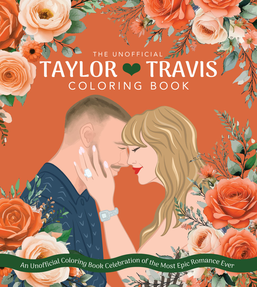 Taylor & Travis: An Unofficial Coloring Book Celebration of the Most Epic Romance Ever (Chartwell Coloring Books) book cover by Editors of Chartwell Books
