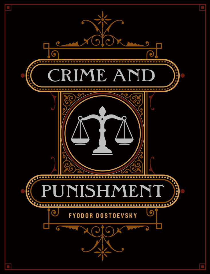 Crime and Punishment (Chartwell Deluxe Editions) book cover by Fyodor Dostoyevsky