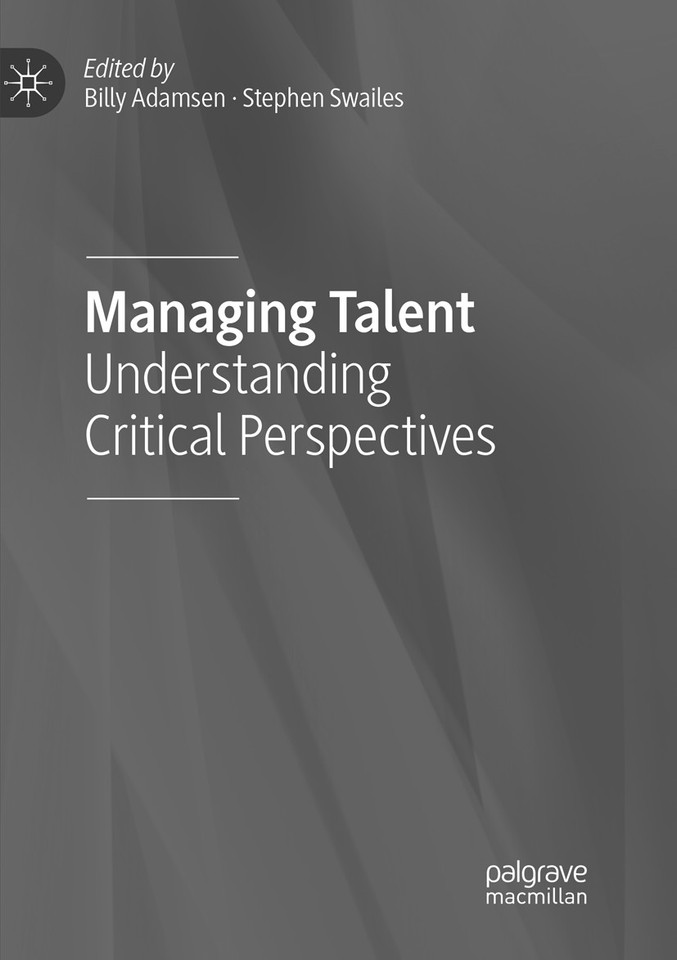 Managing Talent: Understanding Critical Perspectives book cover by 