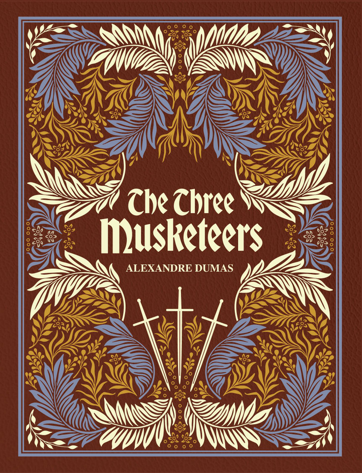 The Three Musketeers (Chartwell Deluxe Editions) book cover by Alexandre Dumas