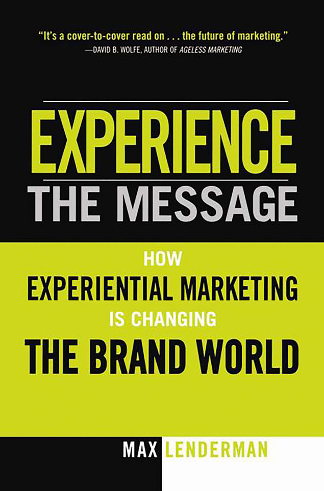 Experience the Message book cover by Max Lenderman