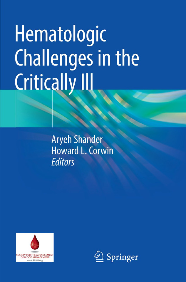 Hematologic Challenges in the Critically Ill book cover by 