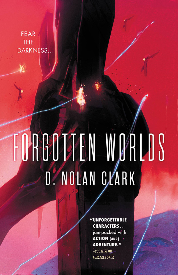 Forgotten Worlds (The Silence #2) book cover by D. Nolan Clark