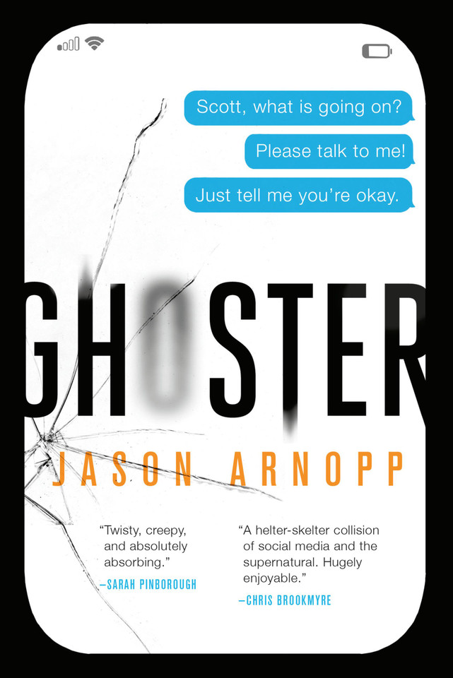 Ghoster book cover by Jason Arnopp