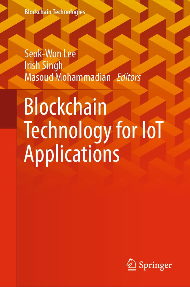 Blockchain Technology for IoT Applications (Blockchain Technologies) book cover by 