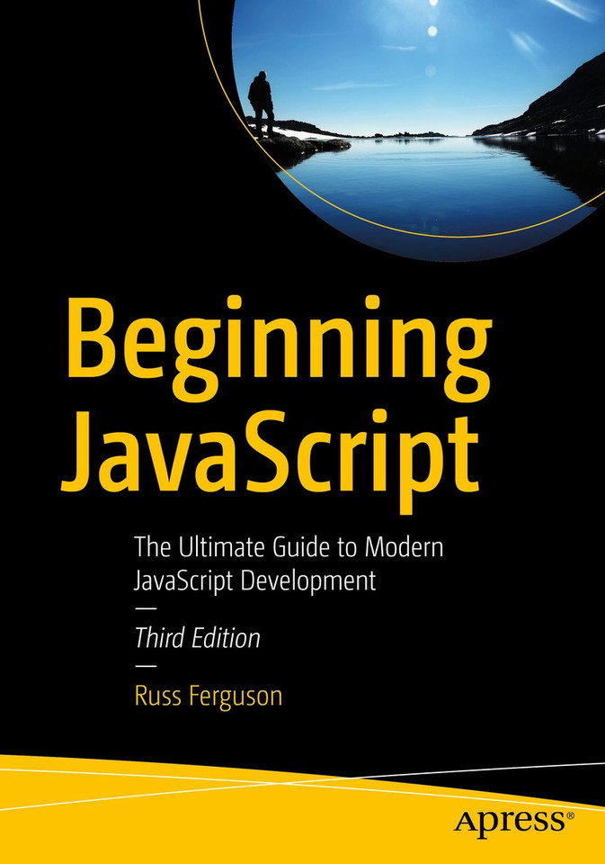 Beginning JavaScript: The Ultimate Guide to Modern JavaScript Development book cover by Russ Ferguson