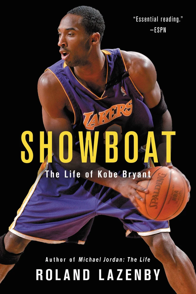 Showboat: The Life of Kobe Bryant book cover by Roland Lazenby