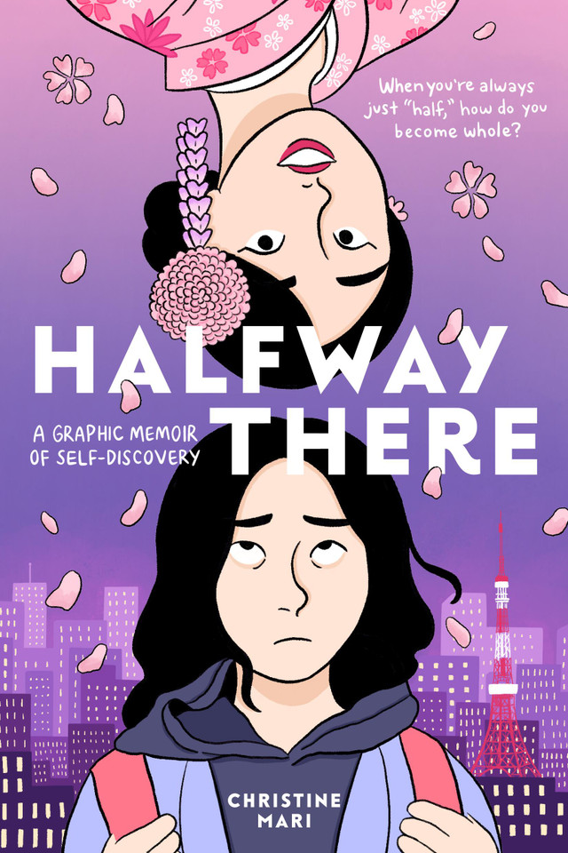 Halfway There: A Graphic Memoir of Self-Discovery book cover by Christine Mari
