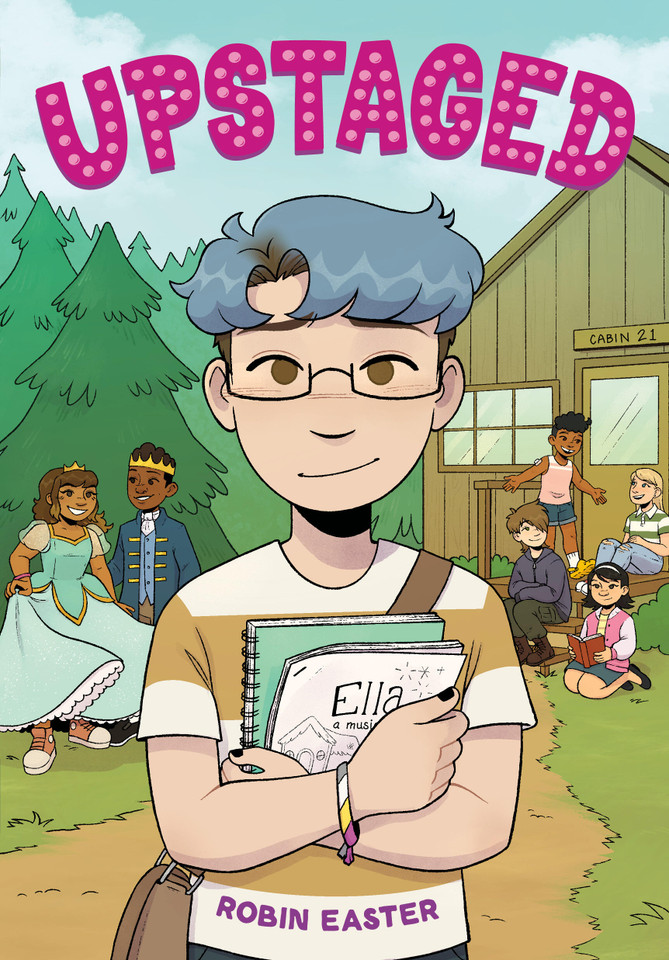 Upstaged (A Graphic Novel) book cover by Robin Easter