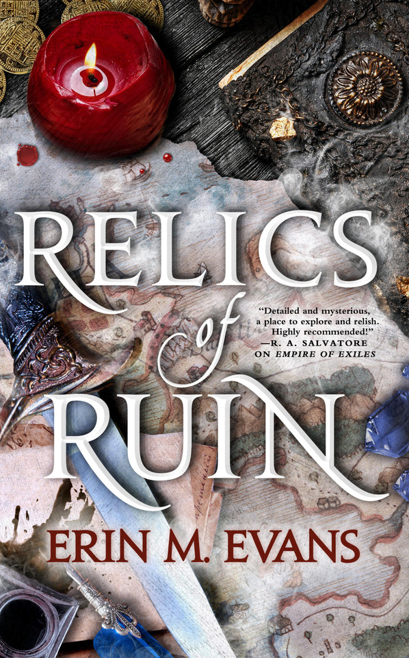 Relics of Ruin (Books of the Usurper #2) book cover by Erin M Evans