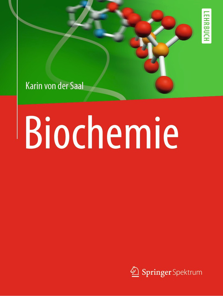 Biochemie book cover by Karin von der Saal