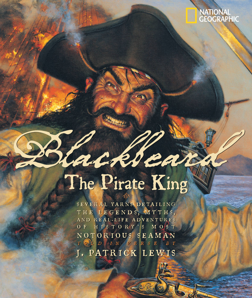 Blackbeard the Pirate King book cover by J. Patrick Lewis