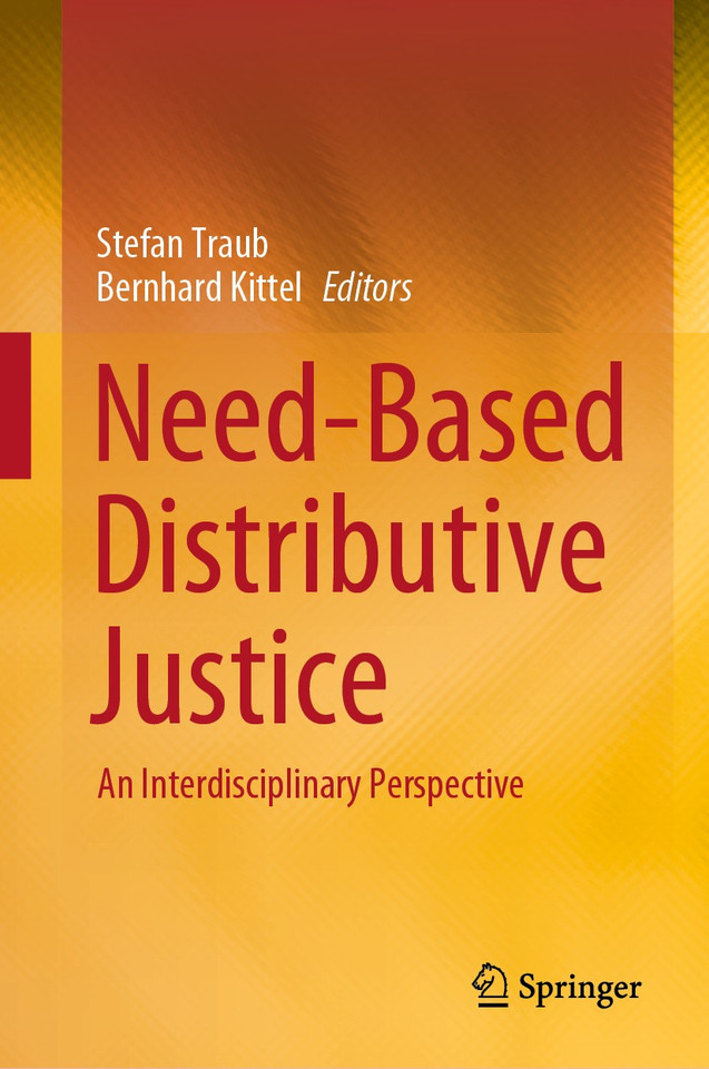 Need-Based Distributive Justice: An Interdisciplinary Perspective book cover by 