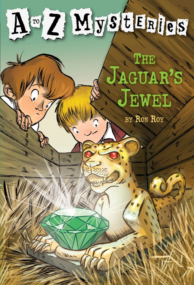 A to Z Mysteries: The Jaguar's Jewel (A to Z Mysteries) book cover by Ron Roy