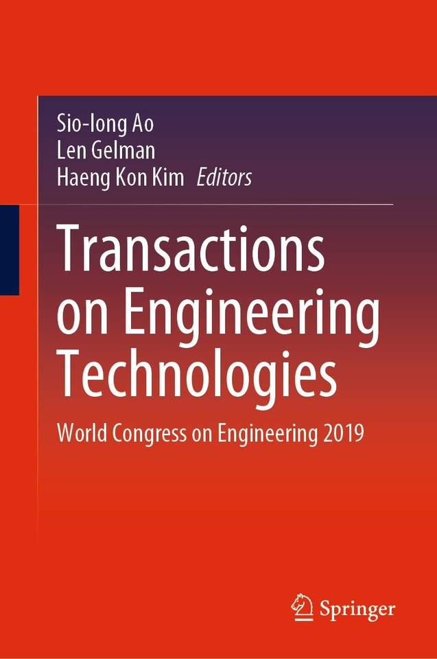 Transactions on Engineering Technologies: World Congress on Engineering 2019 book cover by 