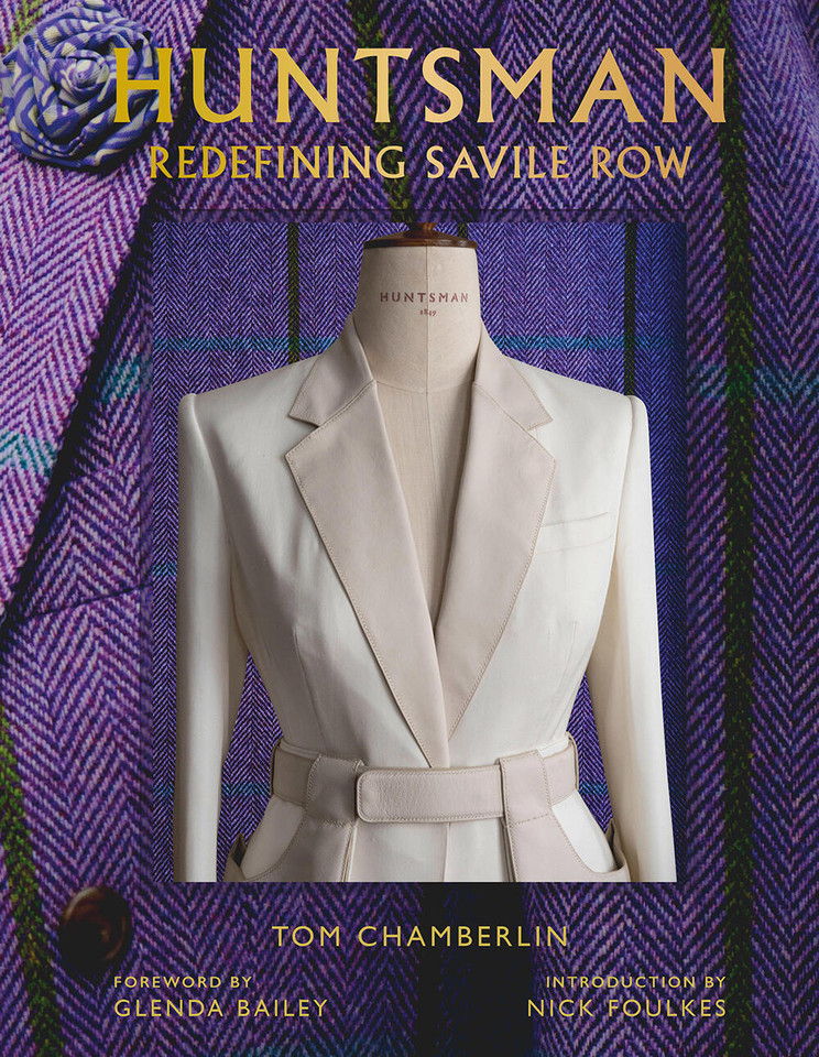 Huntsman: Redefining Savile Row book cover by Tom Chamberlin