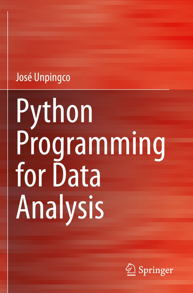 Python Programming for Data Analysis book cover by José Unpingco