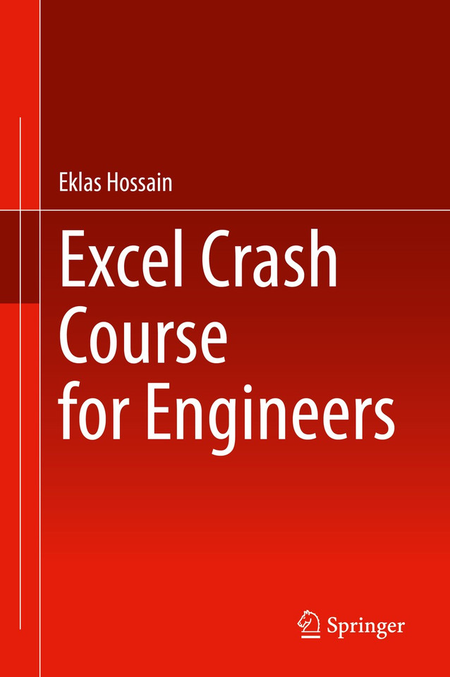 Excel Crash Course for Engineers book cover by Eklas Hossain