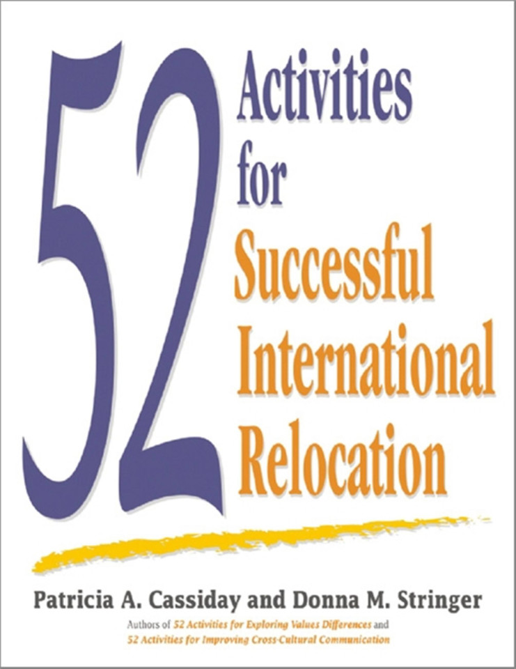52 Activities for Successful International Relocation book cover by Donna M. Stringer, Patricia A. Cassiday