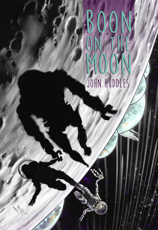 Boon on the Moon book cover by John Huddles