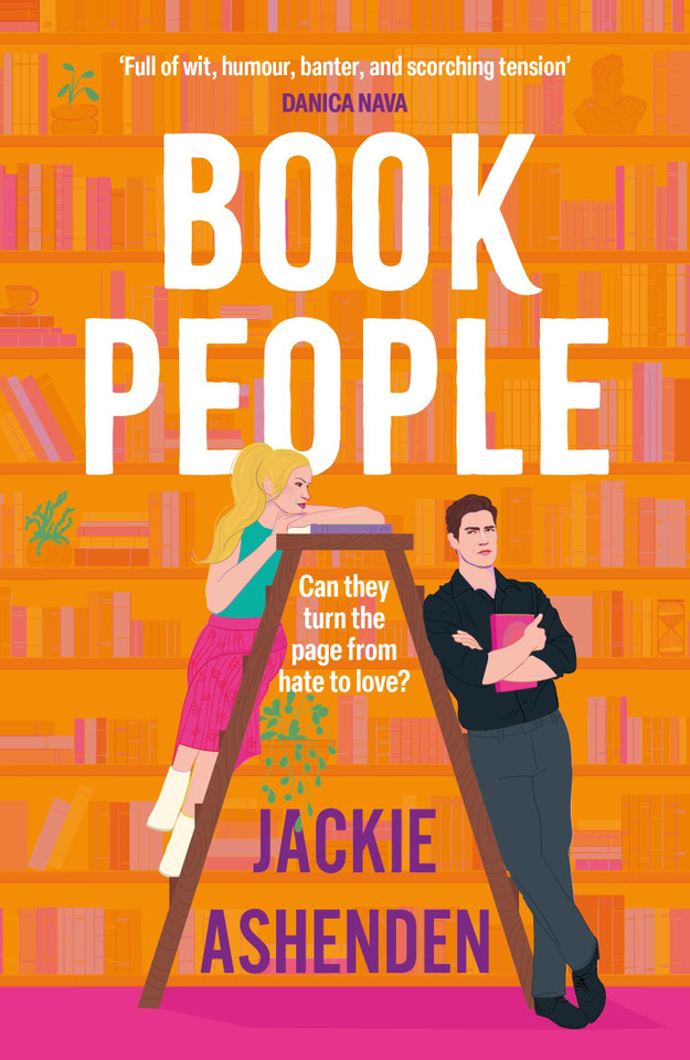 Book People: A sweet and spicy, enemies-to-lovers bookshop rom-com! book cover by Jackie Ashenden