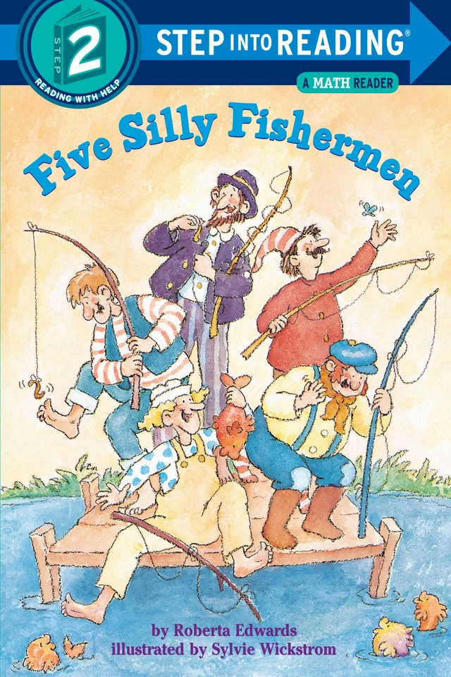 Five Silly Fishermen (Step into Reading, Step 2) book cover by Roberta Edwards
