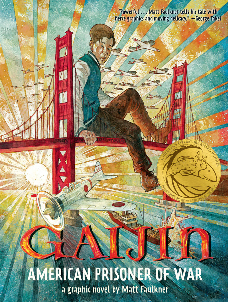 Gaijin: American Prisoner of War book cover by Matt Faulkner