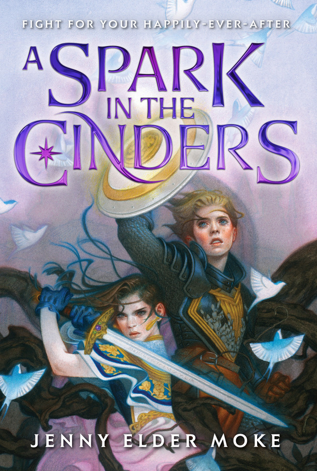 A Spark in the Cinders book cover by Jenny Elder Moke