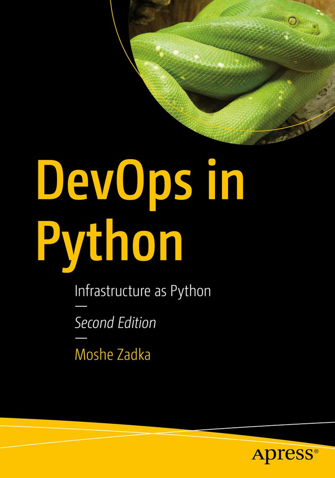 DevOps in Python: Infrastructure as Python book cover by Moshe Zadka