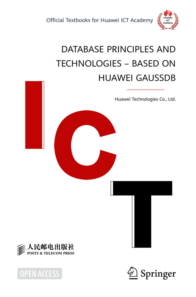 Database Principles and Technologies – Based on Huawei GaussDB book cover by Huawei Technologies Co., Ltd.