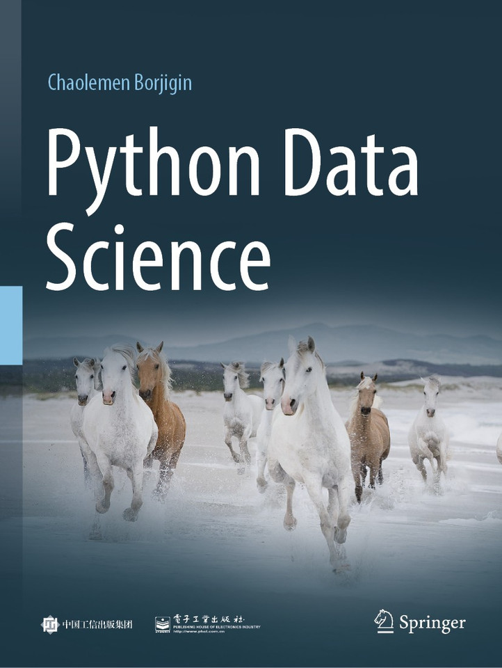 Python Data Science book cover by Chaolemen Borjigin