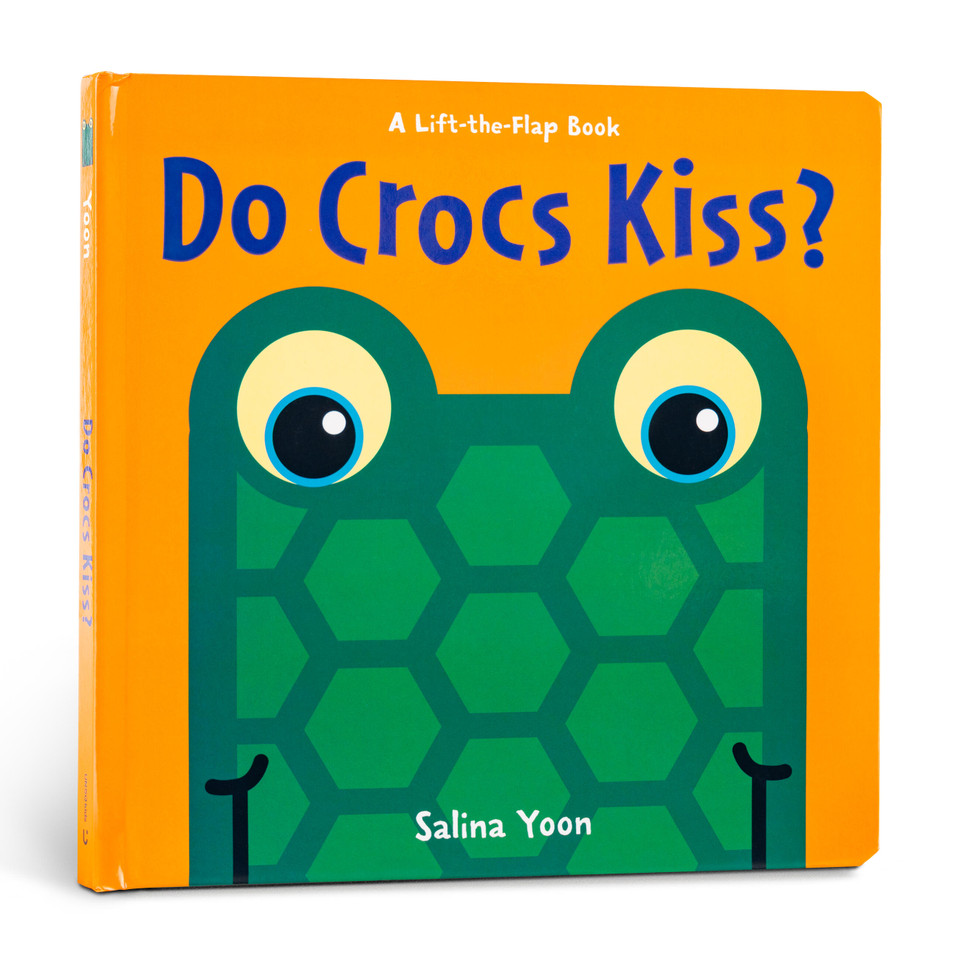 Do Crocs Kiss? (A Lift-the-Flap Book) book cover by Salina Yoon