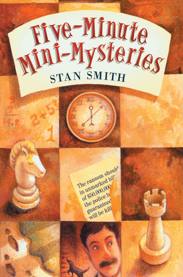 Five-Minute Mini-Mysteries book cover by Stan Smith